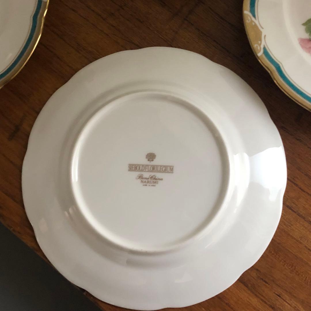 ◆524◆【新品未使用】ナルミ シーボルト花柄 プレート 5枚セット