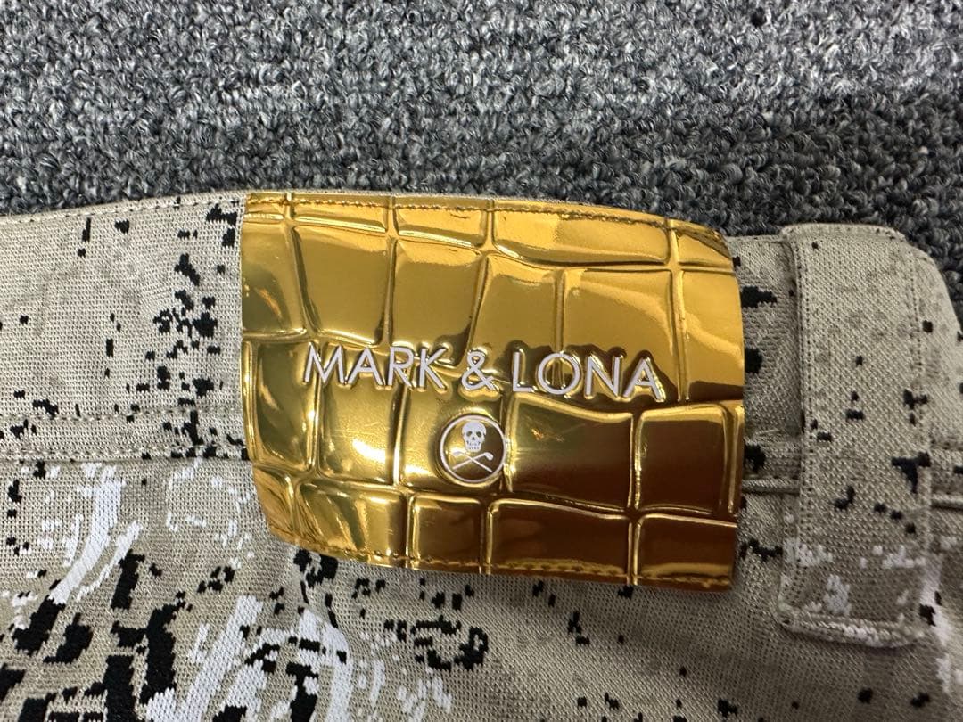 MARK & LONA プリント柄 ゴルフパンツ