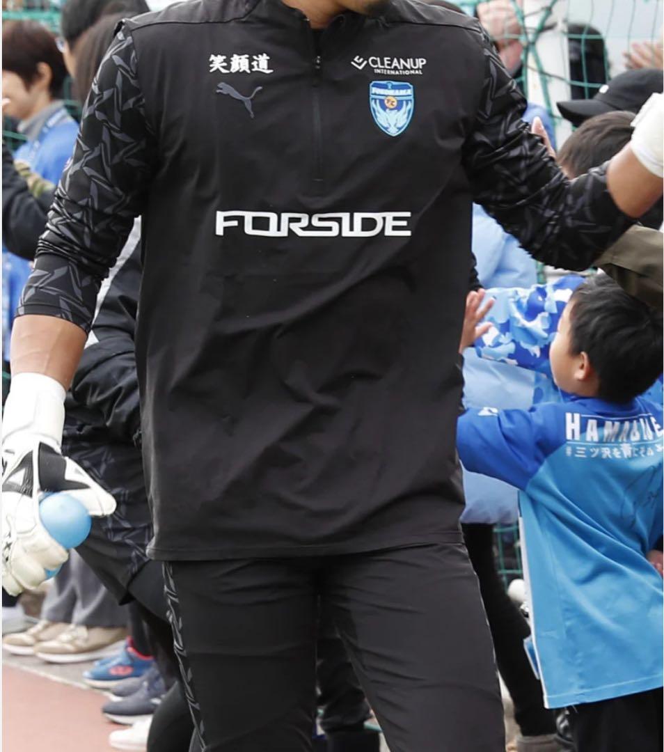 横浜FC2023公式戦アップ1/4ジップトップXLプーマ 新品未使用