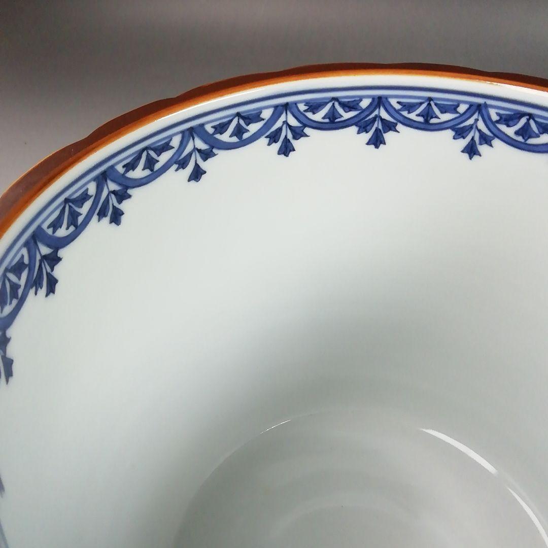 Ｗ３８０　水指　『染付　祥瑞文　一重口』『手塚祥堂 造』　共箱　茶道具
