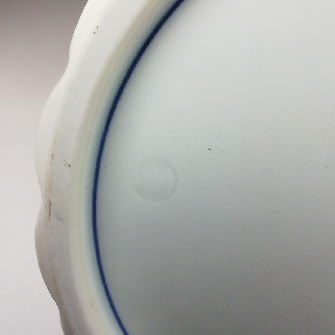 Ｗ３８０　水指　『染付　祥瑞文　一重口』『手塚祥堂 造』　共箱　茶道具