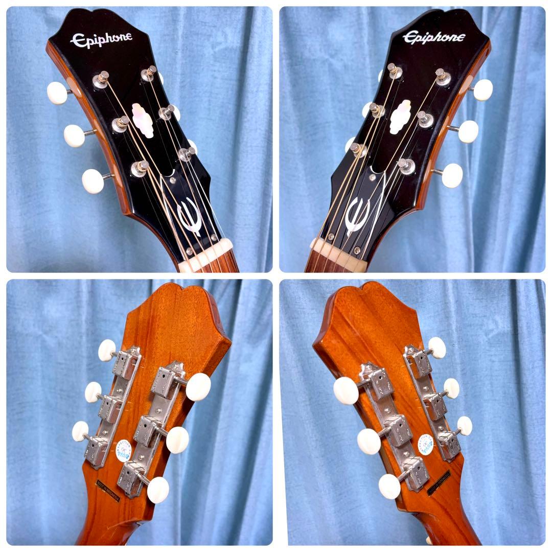 【牛骨☆エレアコ】Epiphone☆テキサン！ナチュラル【弾き易く調整☆新品弦】