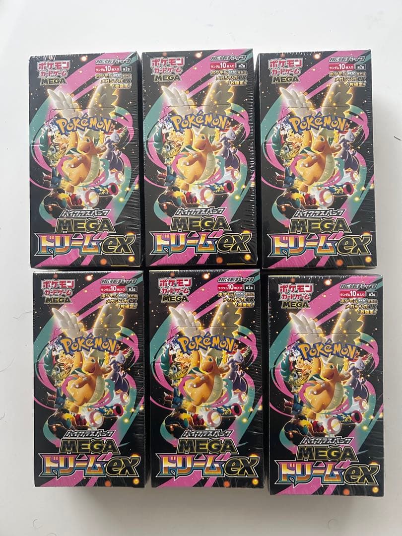 ポケモンカードゲーム MEGAドリームEX 6個セット