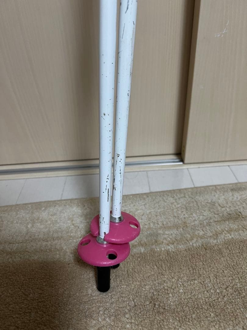 キッズ用 KAZAMAスキー板110cm ブーツ20cmストック90cm