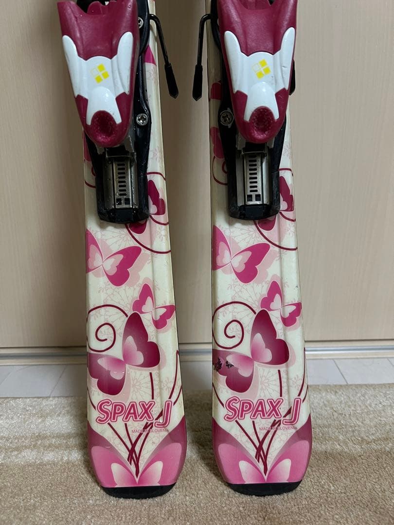 キッズ用 KAZAMAスキー板110cm ブーツ20cmストック90cm