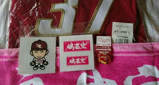 東京ヤクルトスワローズ・楽天イーグルス【☆嶋基宏☆】ユニフォーム 5点セット