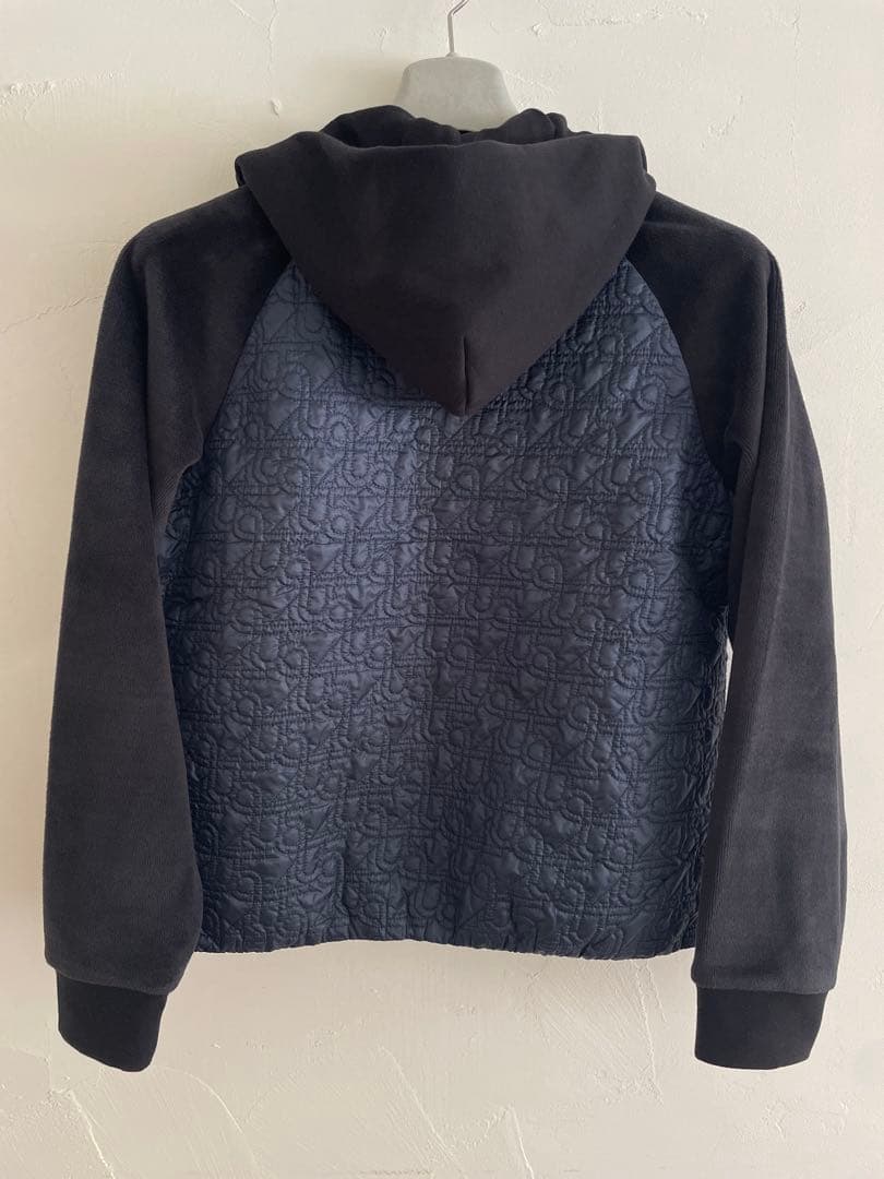 美品★and per se ネイビー中綿切替ジャケット