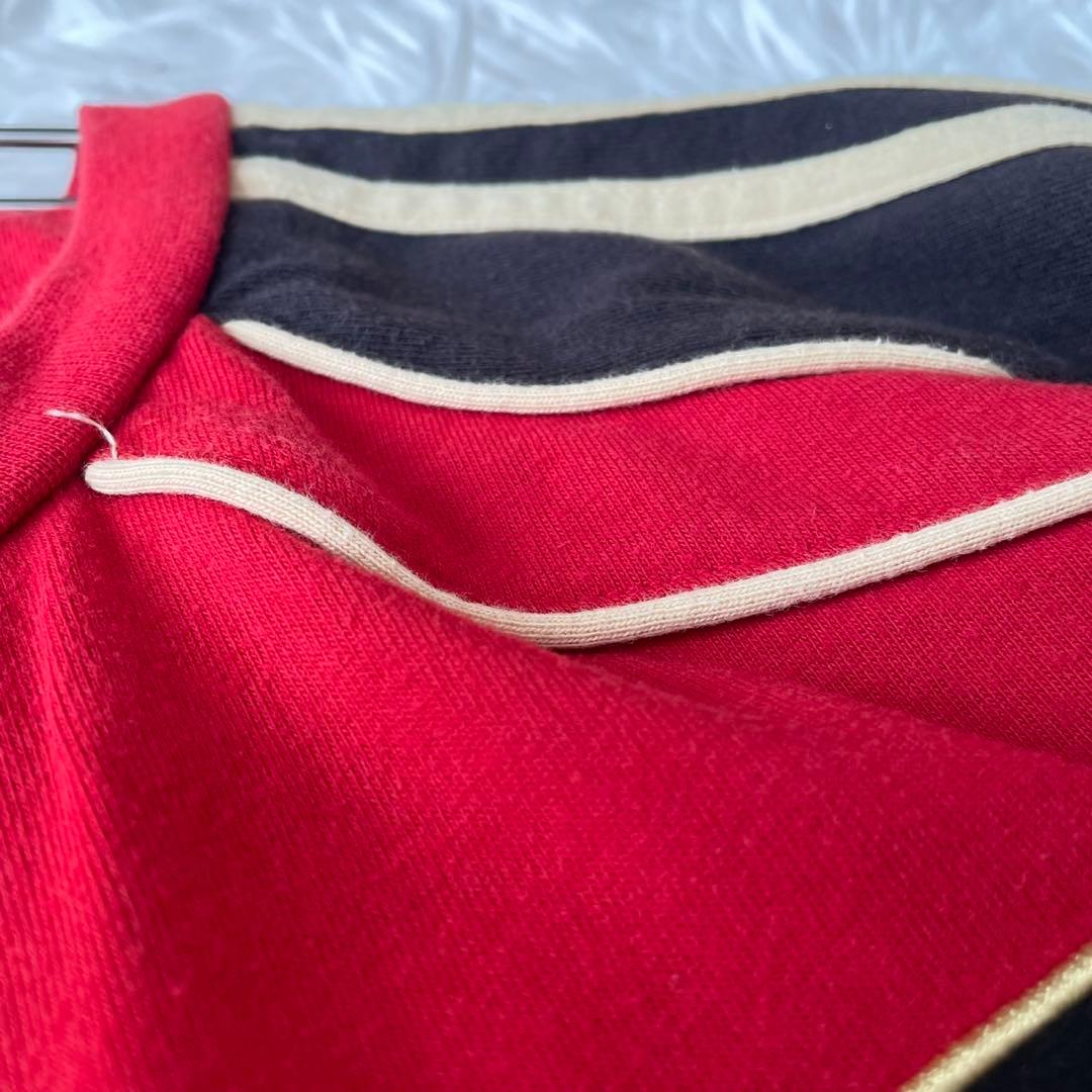 adidas ドイツ代表 サッカーTシャツMレッド×ブラック ゴールドロゴ 半袖