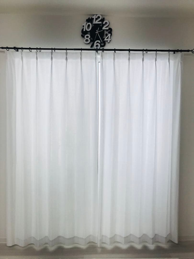みっちゃんママ　レースカーテン　エダ　130㎝×170㎝ 2セット
