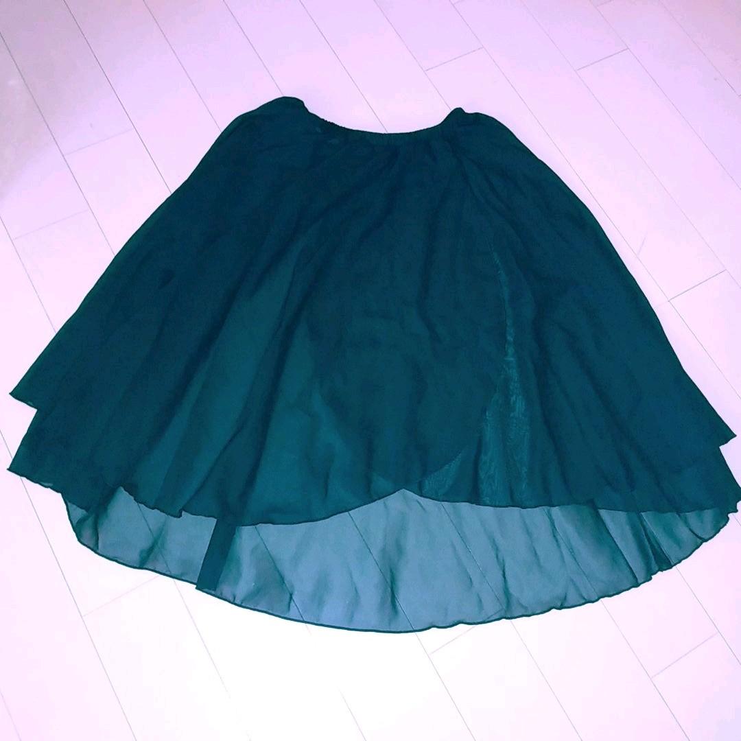 ロングシフォンスカート　ダンス　バレエ等