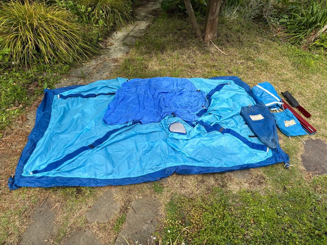 昔のエスパース　山用ですがしらっとキャンプで使うのがおしゃれ、カタカナ名が◯