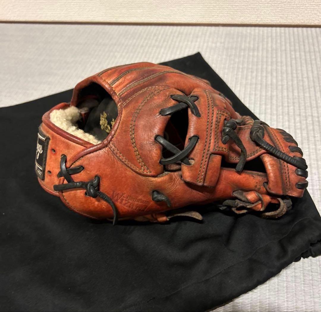 Rawlings 硬式グローブ レザー 収納袋付き