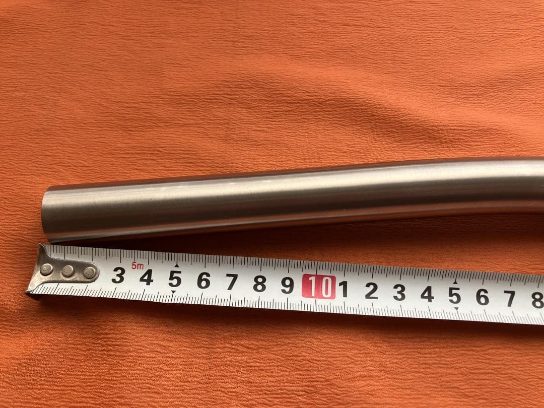 チタン合金製フラットハンドルバー 560mm 31.8mm 22.2mm