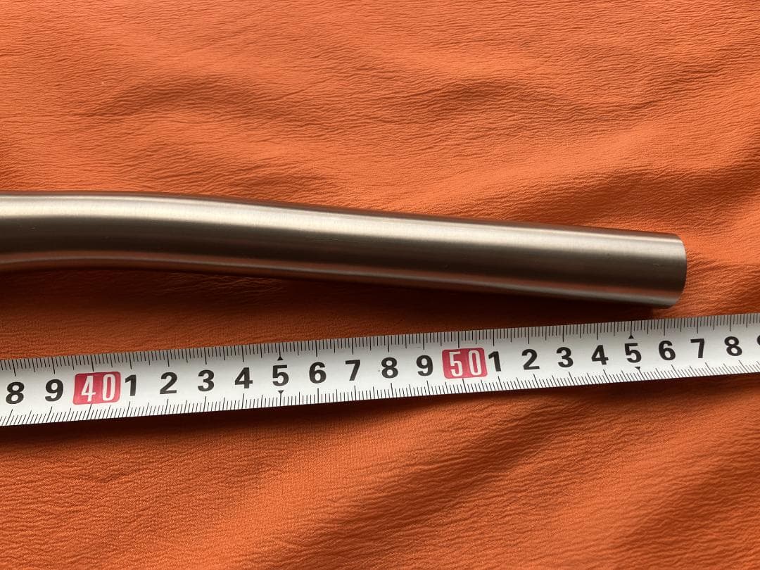 チタン合金製フラットハンドルバー 560mm 31.8mm 22.2mm
