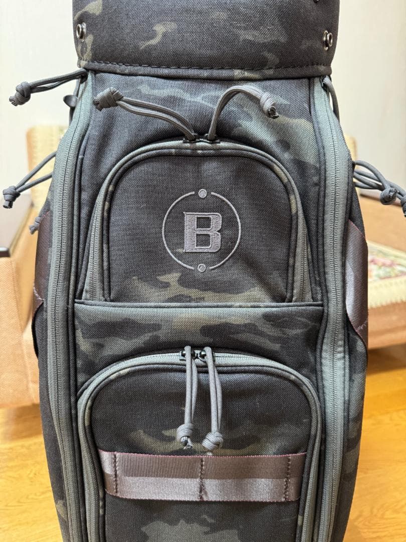BRIEFING（ブリーフィング）キャディバッグ CR-5 ブラックカモ【美品】
