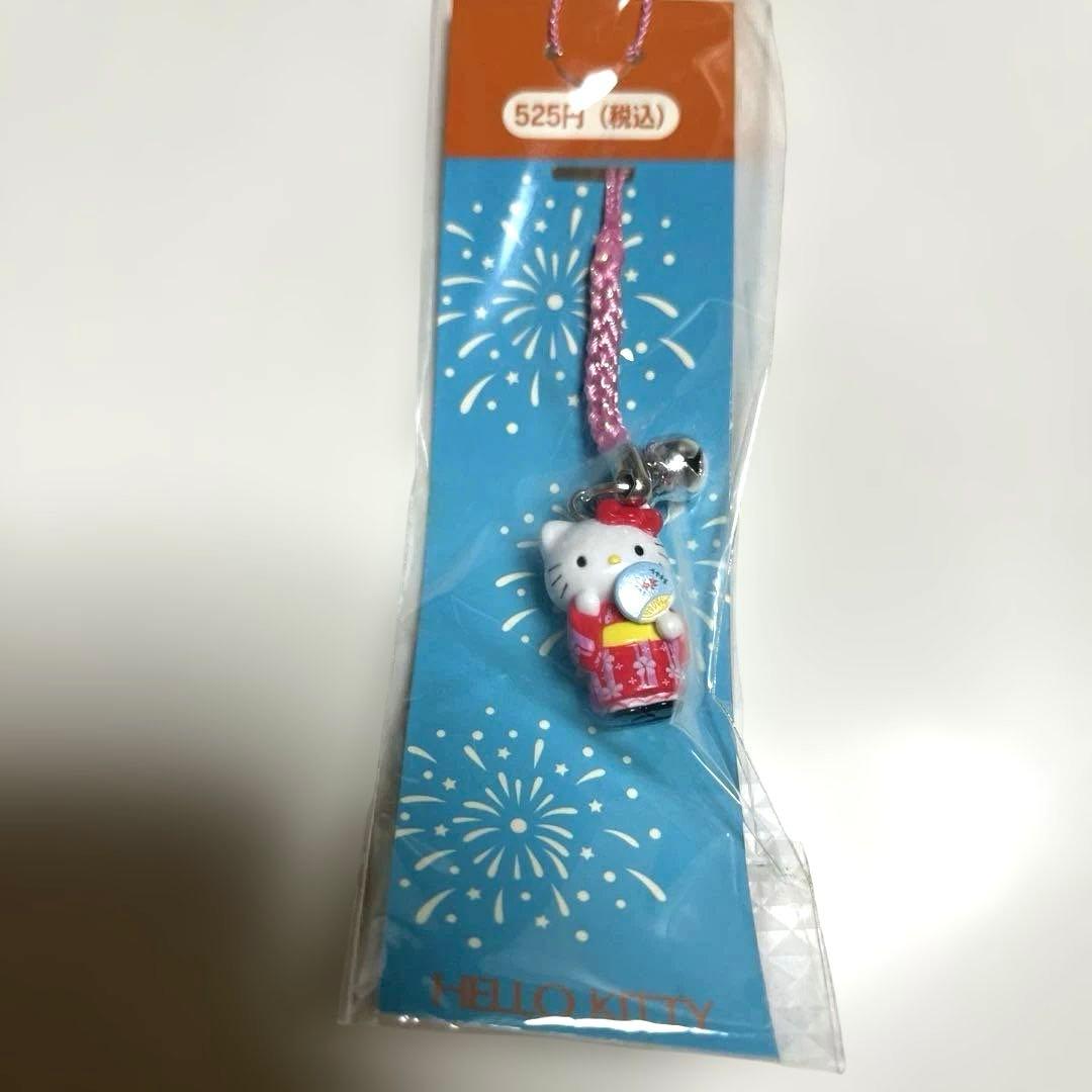 ハローキティ　根付け　浴衣