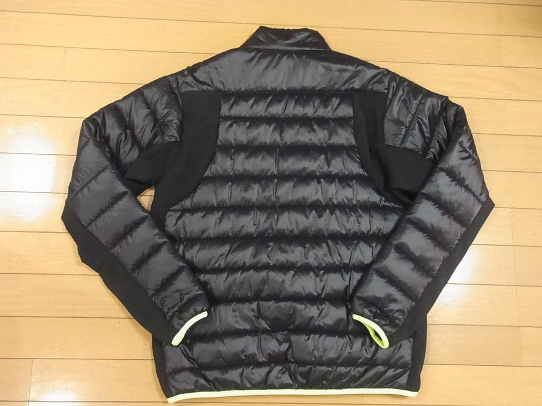 美品 Black&White ブラック＆ホワイト中綿ジャケット 黒 L