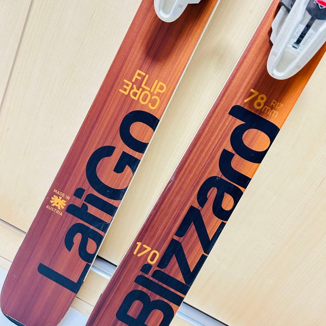 【名機美品】Blizzard LatiGoラティゴ 170cm スキー板