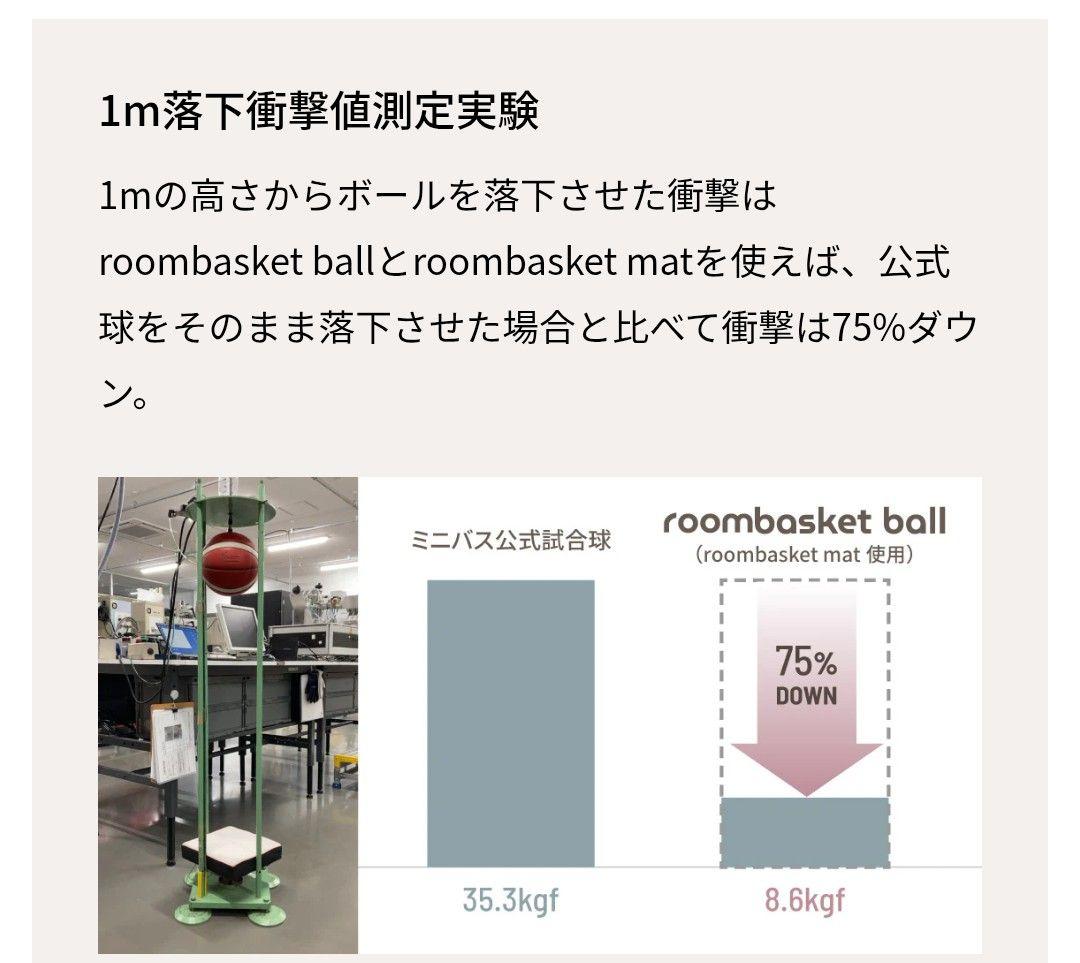 【美品】roombasketball ドリブルセット Pro5号ボール付 静音