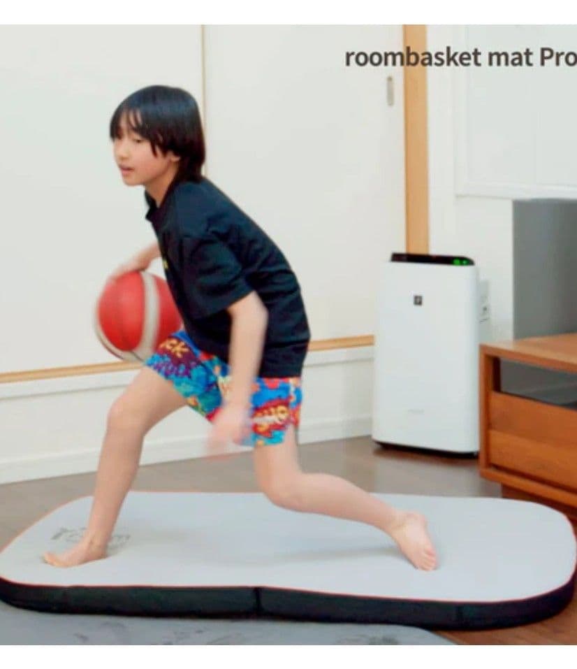 【美品】roombasketball ドリブルセット Pro5号ボール付 静音