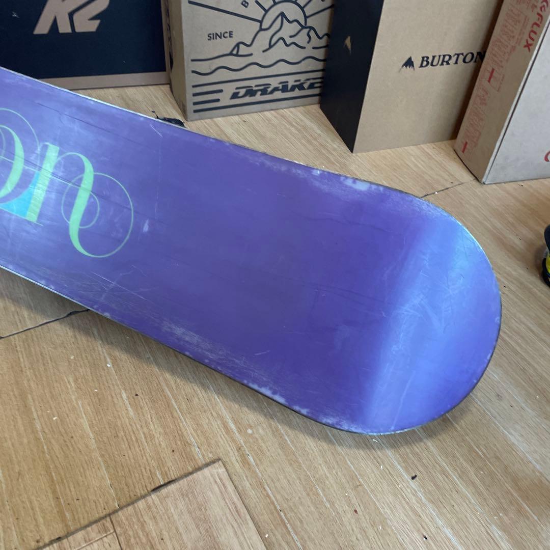 BURTON×FLUX　バートン　フラックスバインディング付　スノーボードセット