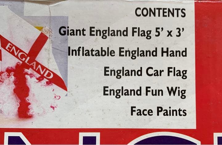 England Supporters Kit 4点 未開封品