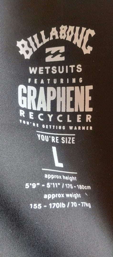 BILLABONG GRAPHENE RECYCLER ウェットスーツ
