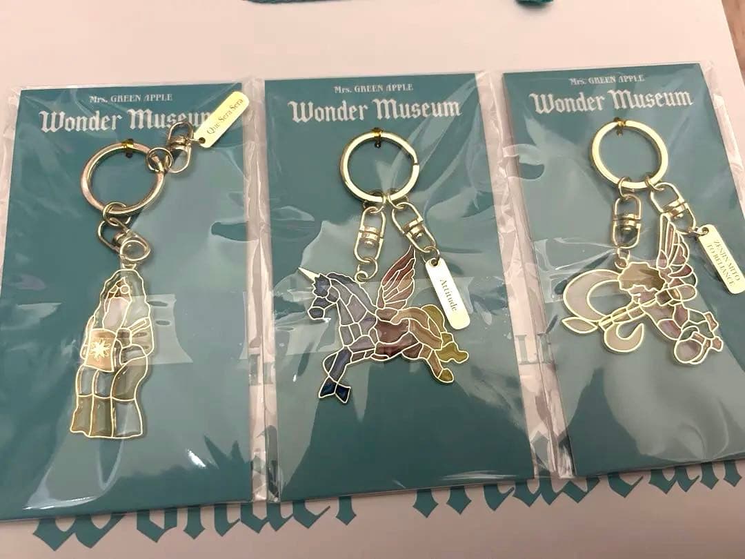 ミセスグリーンアップル　ワンダーミュージアム　キーホルダー 3点まとめ売り