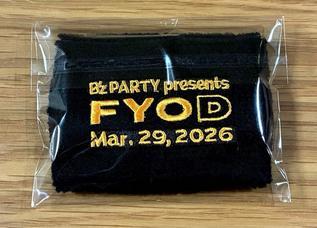 【新品未開封】B’z FYOD 限定オリジナルリストバンド