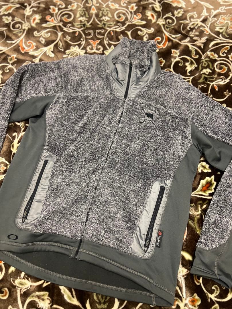 【レア美品】Oakley フリースジャケット グレー