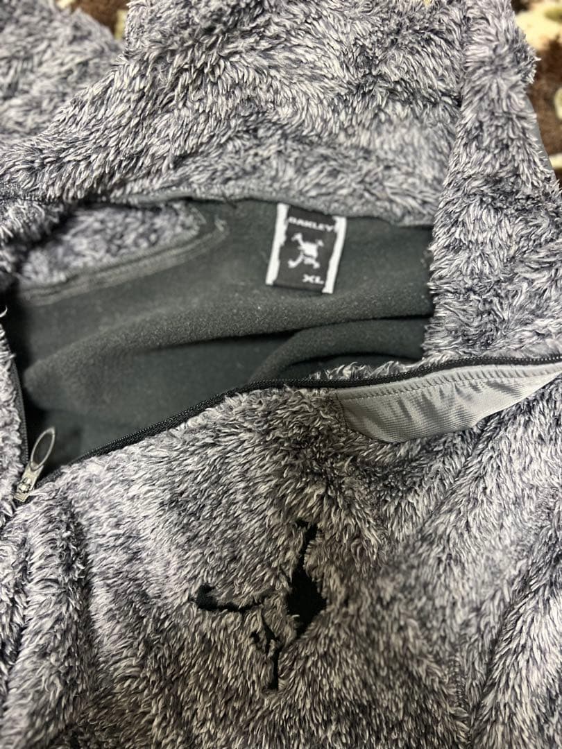 【レア美品】Oakley フリースジャケット グレー