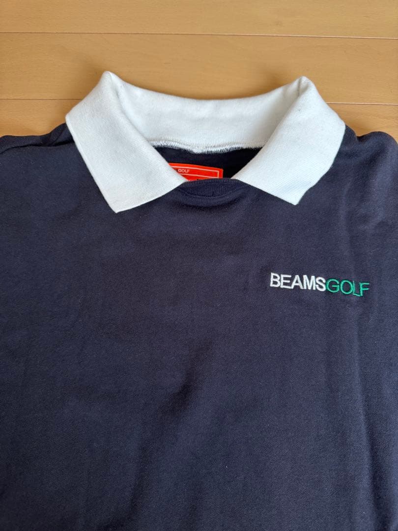 BEAMS GOLF ネイビー ポロシャツ 半袖