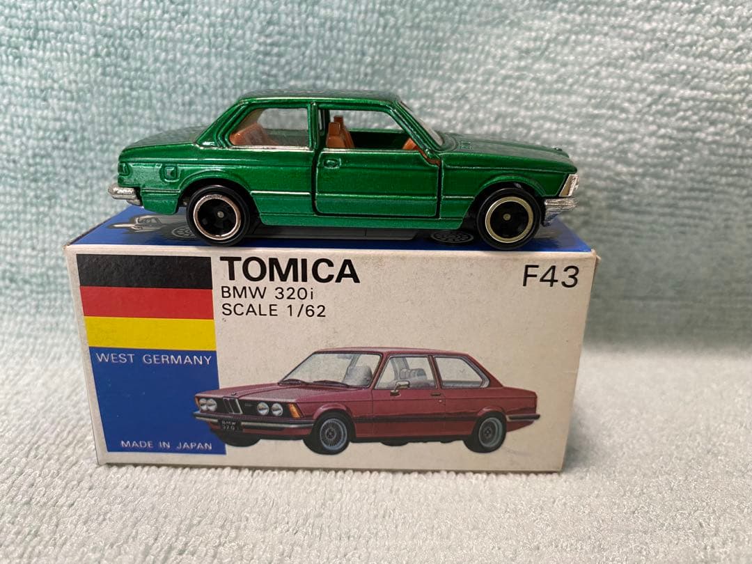 ⭐︎青箱⭐︎希少品　トミカ  320i 緑色 1/62 '85JMAC総会記念