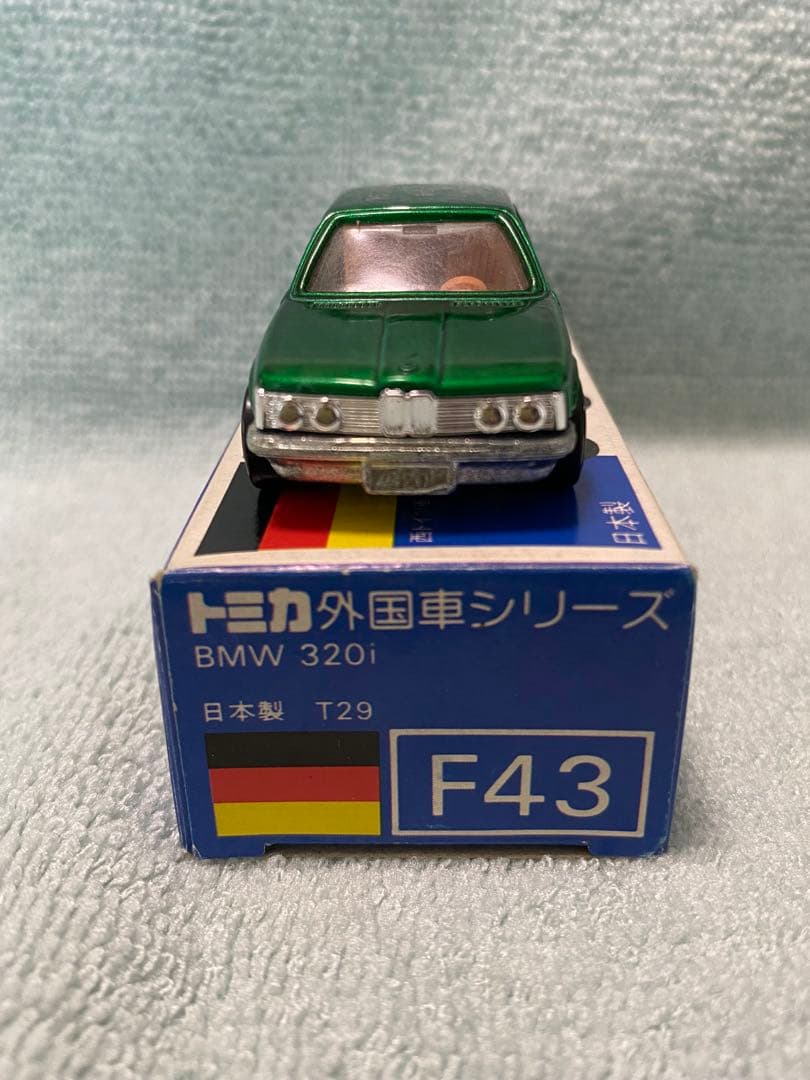 ⭐︎青箱⭐︎希少品　トミカ  320i 緑色 1/62 '85JMAC総会記念