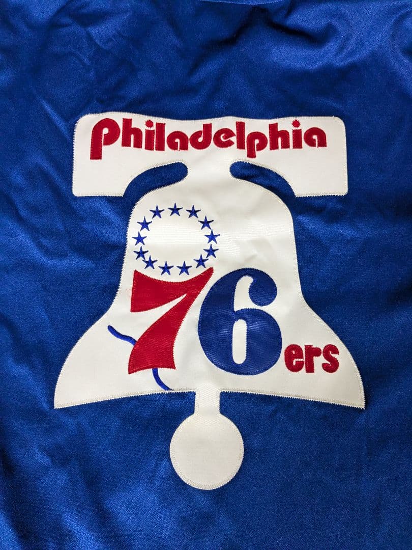 値下げしましたよ NBA 76ers 　 　 　 　ミッチェル＆ネスゲームシャツ