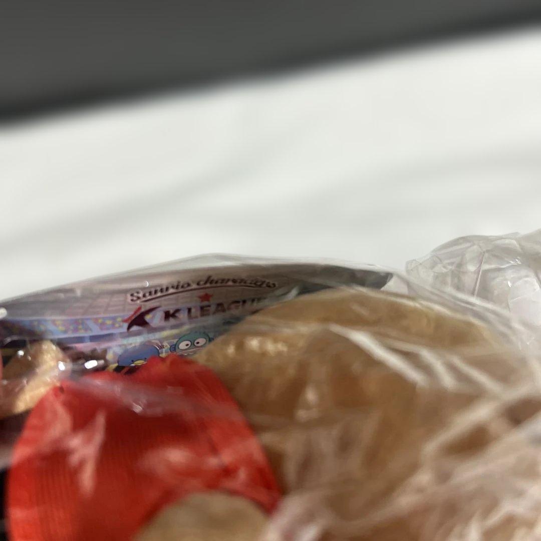 ハローキティ タイニーチャムFCソウル　江原FCぬいぐるみキーホルダー サッカー