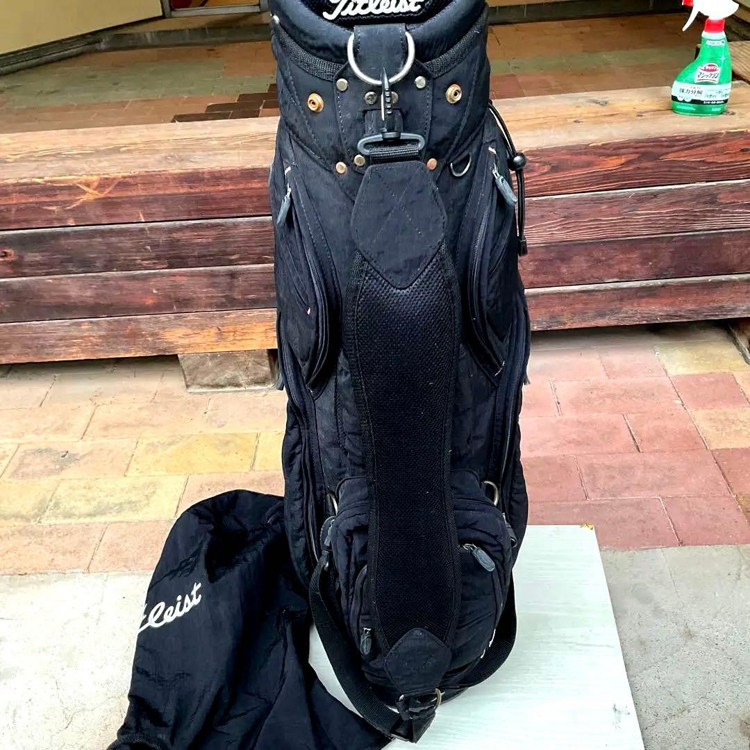 Titleist Leist ブラック キャディバッグ