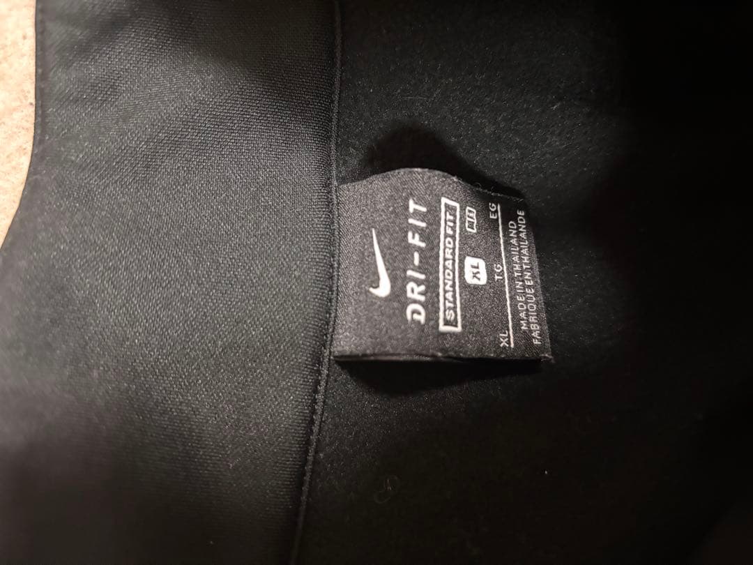 Nike DRI-FIT ブラックジャージ上下セット XL