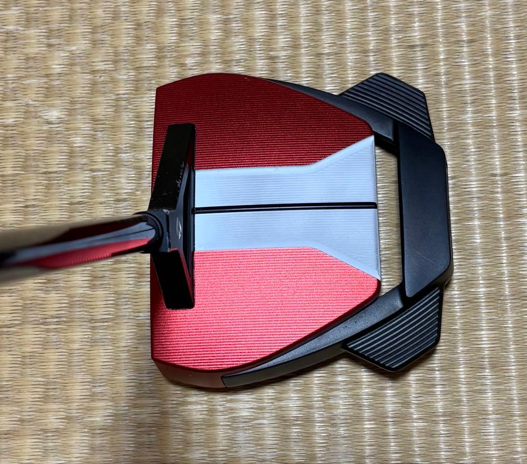 テーラーメイドTaylorMade TM2 パター レッド/ブラック（美品）