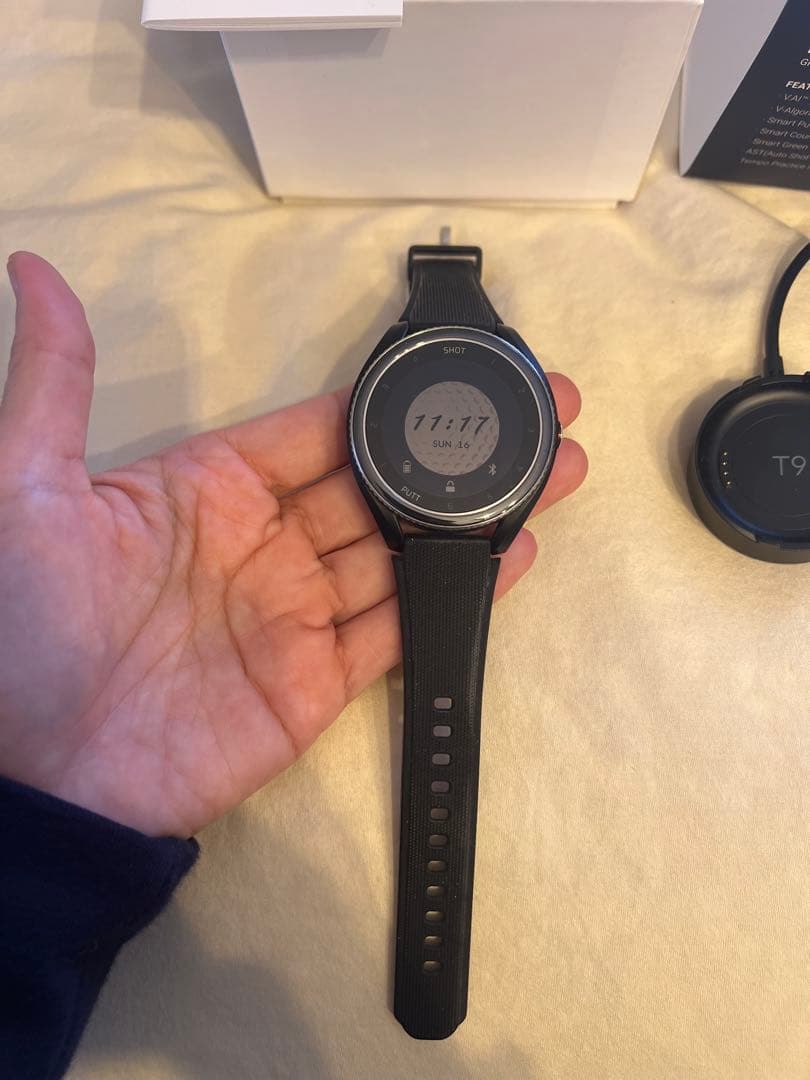 【美品】ボイスキャディ VOICE CADDIE T9 スマートゴルフウォッチ