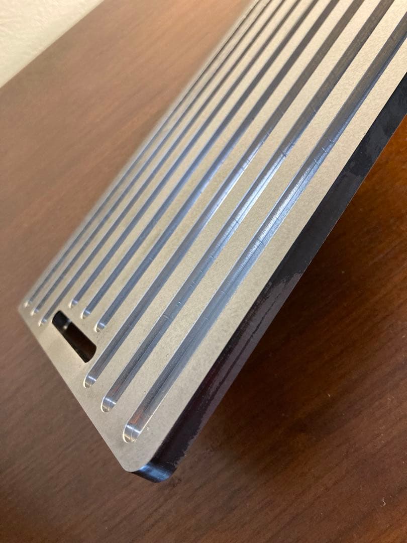 鉄板とリフター2本です炉ばた焼器 炙りや対応28×18cm 傾斜油溝 9mm鉄板