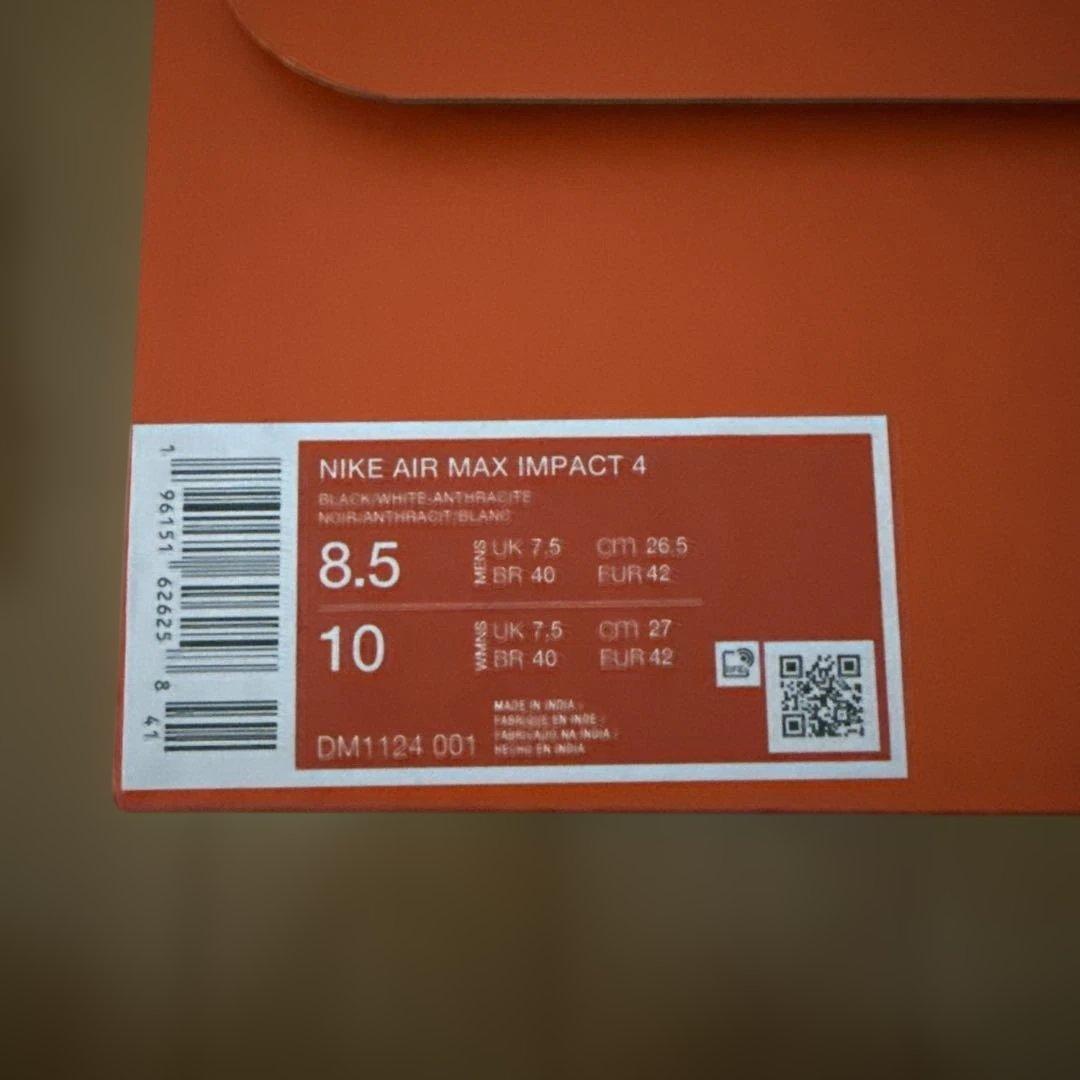 シューズ(男性用) NIKE AIR MAX IMPACT4 26.5cm