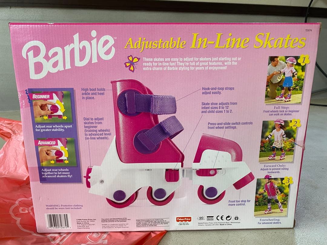 Barbie フィッシャープライス・インライン・スケート