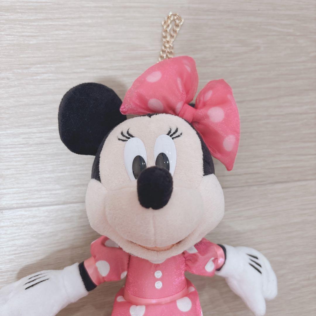 ミニーの日 ミニーマウス ぬいぐるみチャーム ピンク