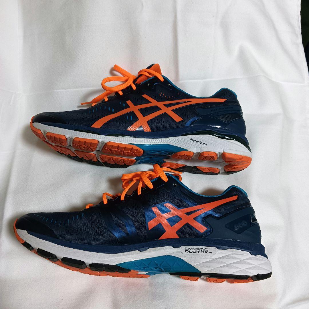 や*ん様 【新品】ASICS GEL-KAYANO23 28センチブルー×オレン