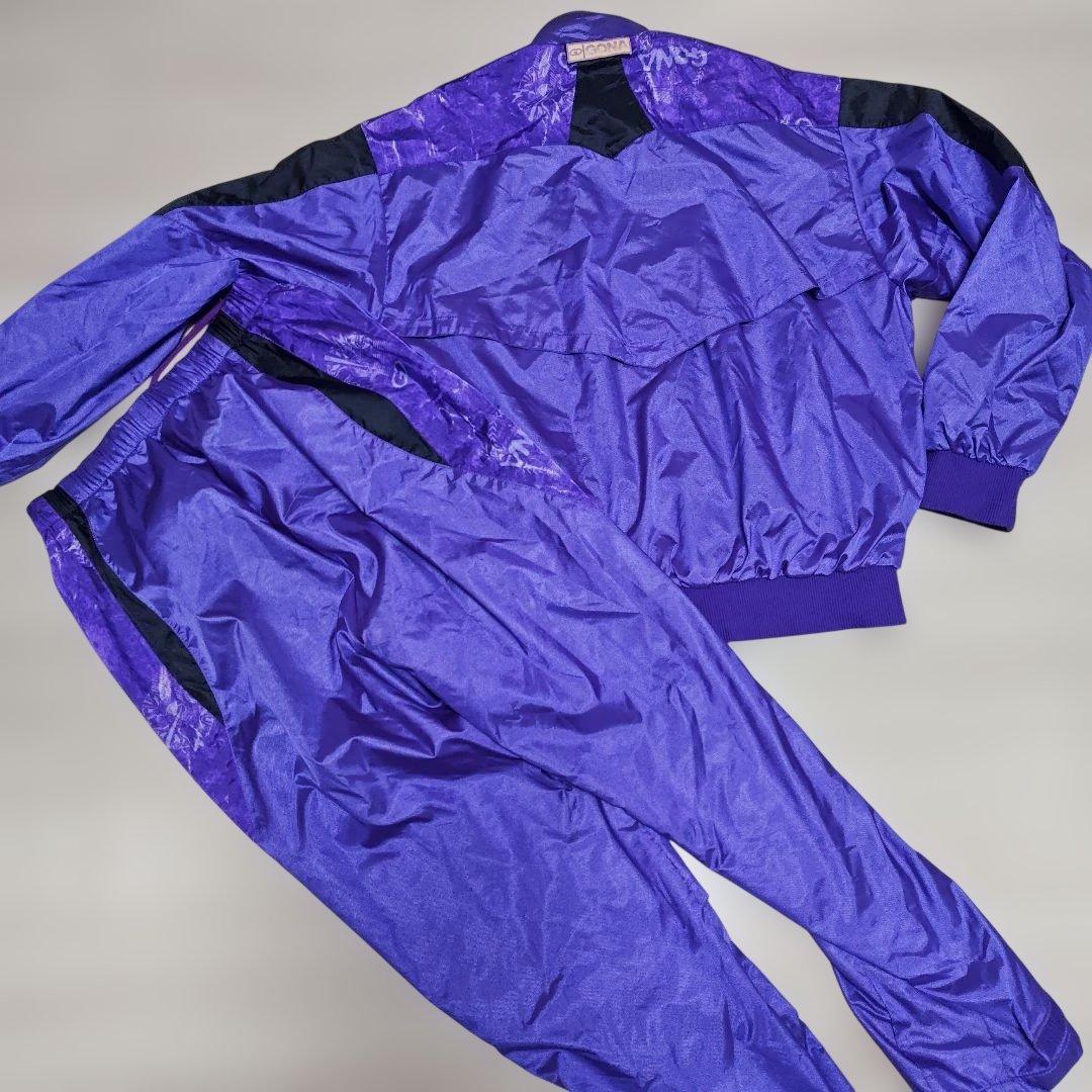 90s GONA byアシックス　ウィンドブレーカー　上下　日本製　ASICS