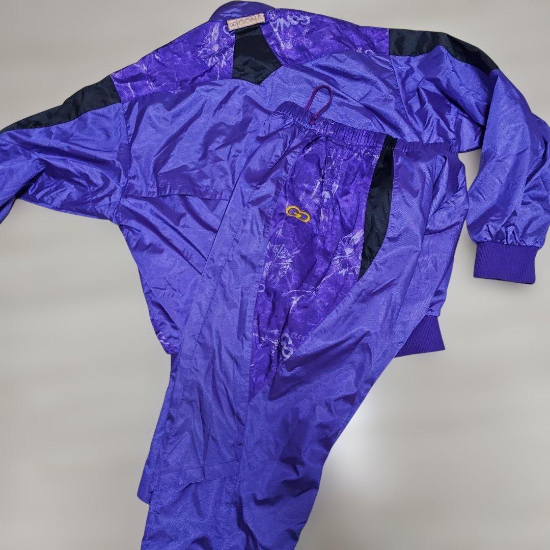 90s GONA byアシックス　ウィンドブレーカー　上下　日本製　ASICS