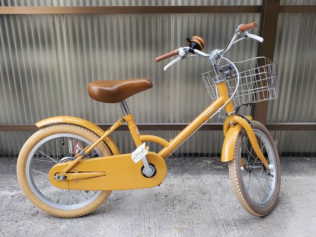 Little Tokyobike 16インチ カゴ&泥除け&スタンド&補助輪付き