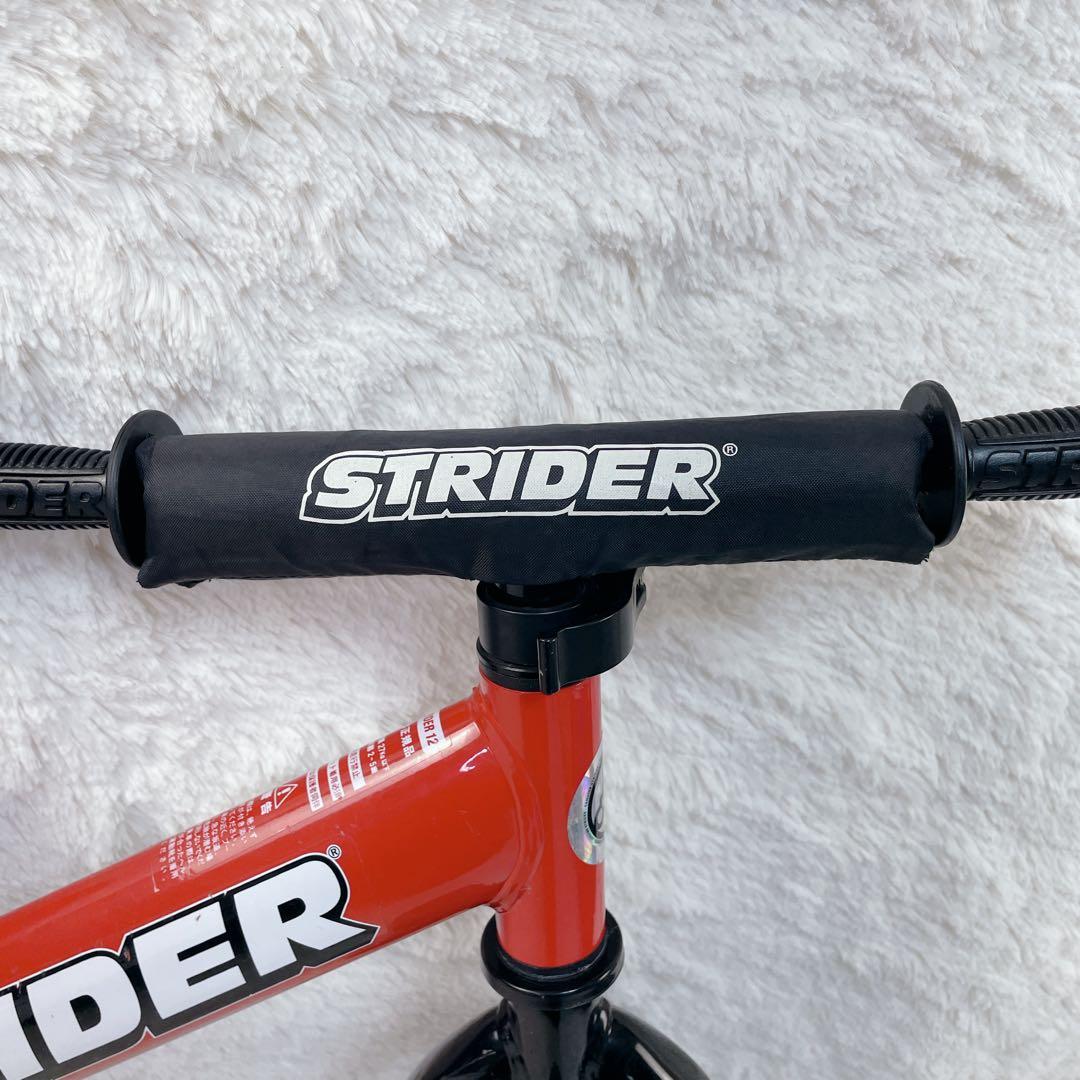 ✨美品✨　STRIDER 12インチSPORT 大人気色 赤 サドル延長バー付