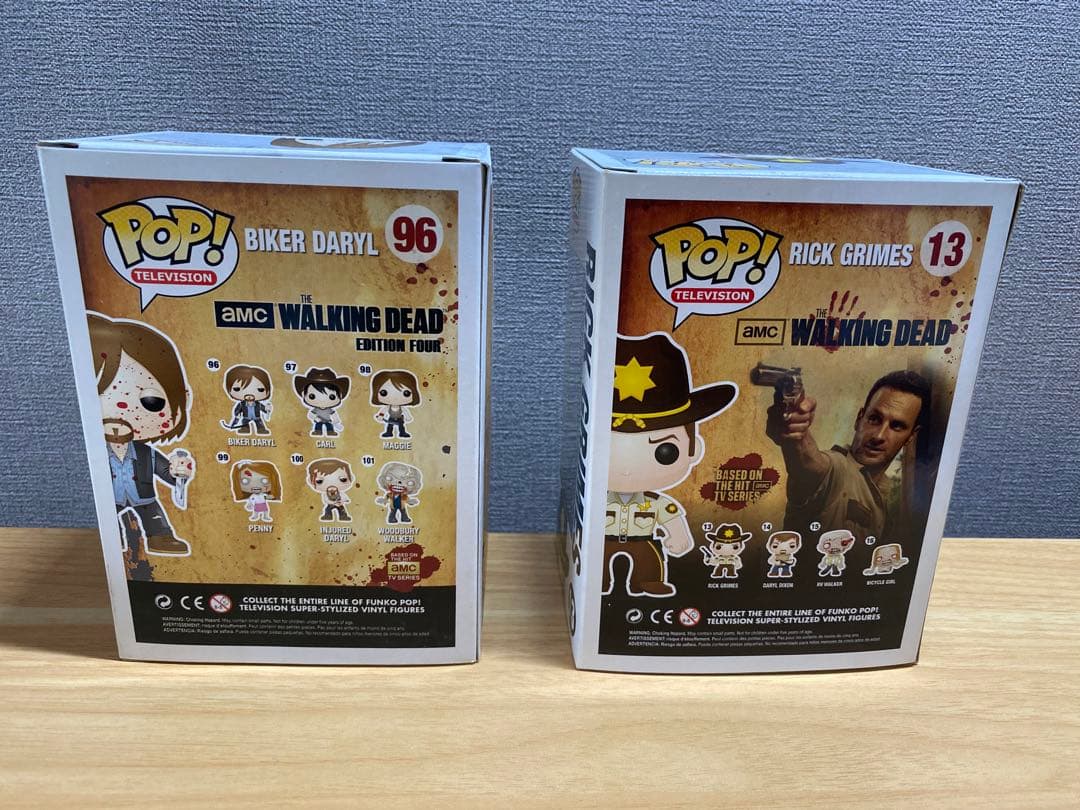 ウォーキング・デッド ダリル、リック、ハーシェル　Funko pop